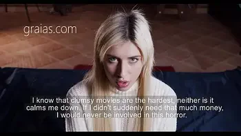 Young blonde slave gets ready to serve her Master