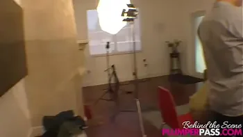 BTS Curvy Angel Deluca Rides Preston Parker Big White Cock