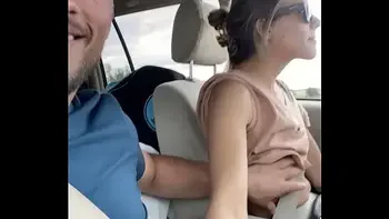 Fun Flirty Handjob Driving Through the Country - Kate Marley