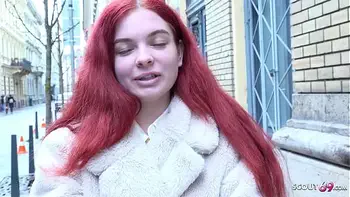 german scout cute small redhead girl miss olivia 18 i pickup rough casting fuck