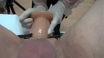 Gis64, Female domination, triple anal dildo, strapon, anal stretching