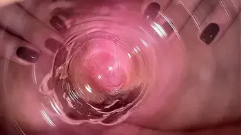 Camera deep inside my creamy pussy