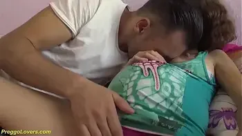 ninth month preggo stepsister rough fucked