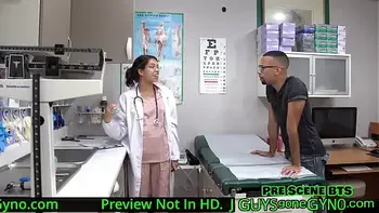 Tampa University Employment Physical with Angel Ramiraz, Prostates and Flopping Dicks ,Watch Entire Film At GuysGoneGynoCom