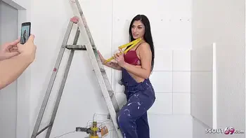 GERMAN SCOUT - Cute 20yr old Teen Kristall Pickup and Fuck by Real Street Casting