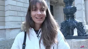 SKINNY Long Legs Teen Lili Charmelle | Pickup and Rough Casting Fuck - GERMAN SCOUT