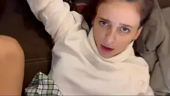 Modest girls in the entrance were frozen and agreed to sex with strangers