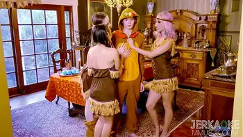 Jerkaoke | This Thanksgiving, We Are Thankful For Ass Hazel Moore, Kimmy Kimm, and Jazmin Luv