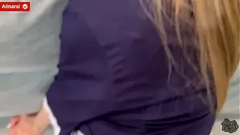 MILF Stepmom catches her stepson jerking off