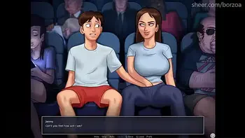 Stepsister:Make me cum in cinema now