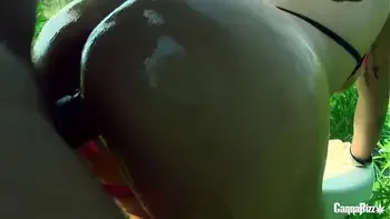 Milf celebrates 420day with outdoor BBC pounding Amsterdam