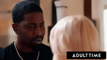 ADULT TIME - Kenna James' Thirsts Over Cum In Her FIRST THREESOME With Her Husband and Hot Neighbor!