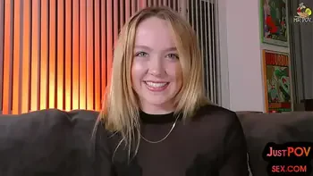 POV anal teen talks dirty while assdrilled in oiled butthole