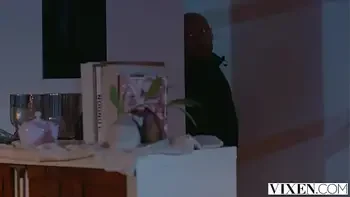 VIXEN Superstar Violet & bodyguard give in to temptation