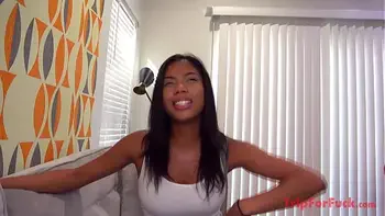 Asian guy cum inside American girl! Cuddleble!