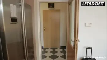 Czech Babe Violette Pink Enjoys Travel Sex With Big Dick Stud - LETSDOEIT