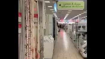 Angry employee caught me making a mess in the middle of their store