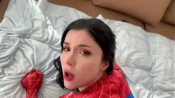 Passionate Spider Woman vs Anal Fuck Lover Black Spider-Girl!