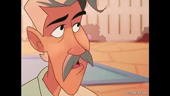 Old man fucking hottie with bikini tan! Getting a suntan (Part 02) - The Naughty Home