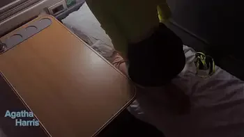 Once on a train. With a traveling companion in a compartment