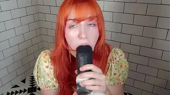 Deepthroating Large Bad Dragon Chance Down To The Base