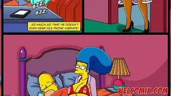 Margy's Revenge! Cheated on her husband with several men! The Simptoons Simpsons