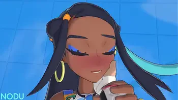 Nessa from pokemon gets fucked