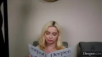 Deeper. Petite Blondie Lexi gets filled by Anton's thick BBC