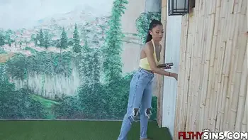 Black beautiful babe Eden West fucked by her stepbrother Damion Dayski's BBC! This is an amazing outdoor scene!