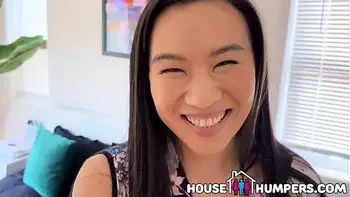 HouseHumpers My Horny Wife Convinces Hot Asian Real Estate Agent To Have Threesome