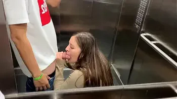 Sex in public, in the elevator with a stranger and they catch us