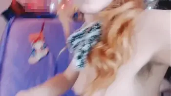 I got very sexy congratulations from my redhead step sister for X-mas, she opened her hairy holes for me and record on camera, compilation