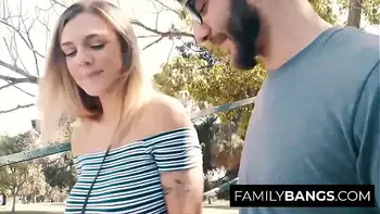 FamilyBangs.com ⭐ Big Titties for My Stepbrother after Passing the School Examn, Logan Long, Gabbie Carter