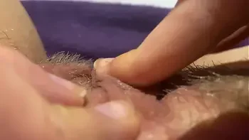 Huge clitoris rubbing and jerking orgasm in extreme close up masturbation HD POV