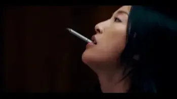 Alien Parasites - Hot asian babe smokes and rides big white cock