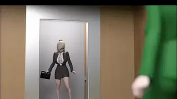 3d model stepmom enjoy in office