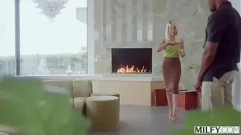 MILFY Curvy Blonde housewife Bridgette can't resist his BBC