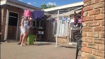 Cuckold Troubled man fucking my wife outdoors