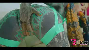 Extreme TATTOO dreadhead ANAL riding huge TOY