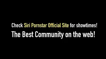 Hot Siri Rubs Her Wet Clit During Solo Dildo Fucking Session!