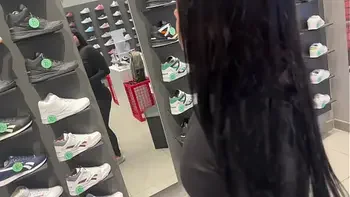 Little slut leaves with a fan that has just met