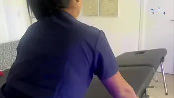 Happy ending massage with risky cum