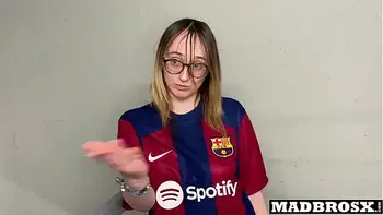 A Barcelona Supporter Fucked By PSG Fans in The Corridors Of The Football Stadium !!!
