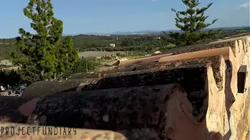 sexy curvy girl riding dick till creampie risky on a public balcony - projectfundiary