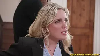 Big COCKED Paroless Spitroasted Blonde Parole Officer - Charlie Forde - Dogfart