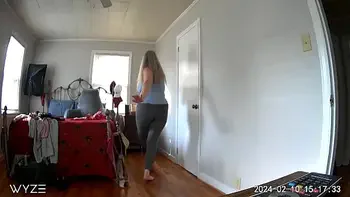 Hidden Camera - Step Mom Comes Home From Shopping, Tries On New  Clothes And Masturbates!