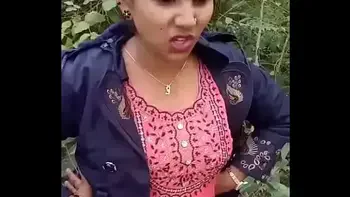 Mangal in the jungle, she made her pussy red after fucking her stepsis in clear audio Voice