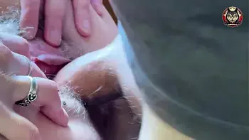 Hairy pussy closeup fuck and creampie ?