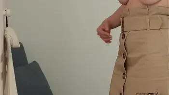 submissive business woman - exposed in public