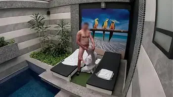 I call the room service girl from the private suite and she gives me a blowjob until I finish in her mouth